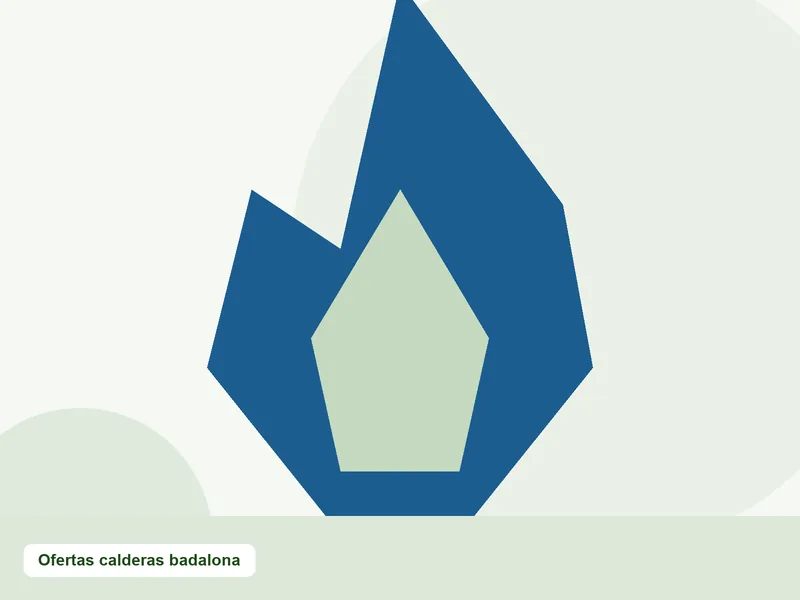 Caldera de condensación instalada en una cocina de Badalona
